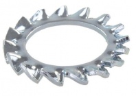 Шайба зубчатая, врезная DIN 6797A (M 10) оцинк - (50)